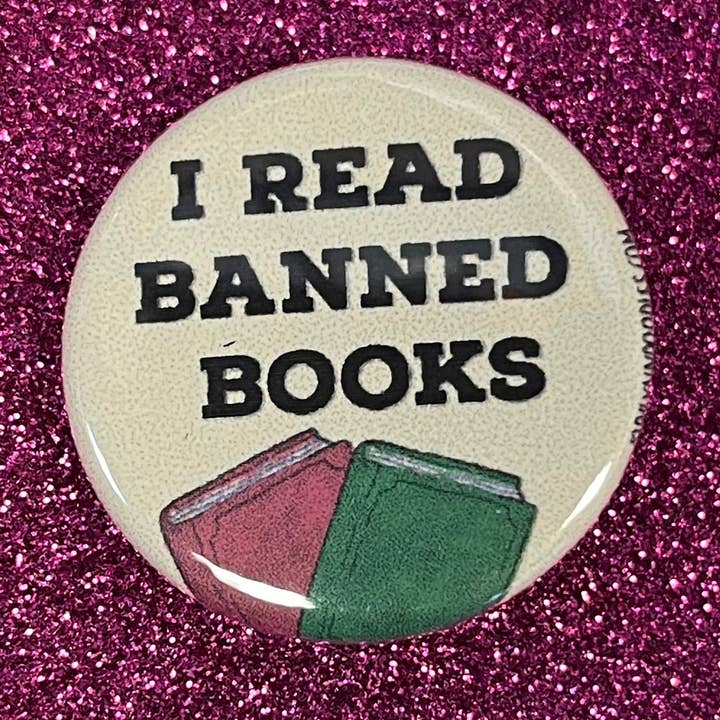 Eu Leio Livros Proibidos Botão de 1,25" por atacado de Jodi Lynn's Emporium of Doodles