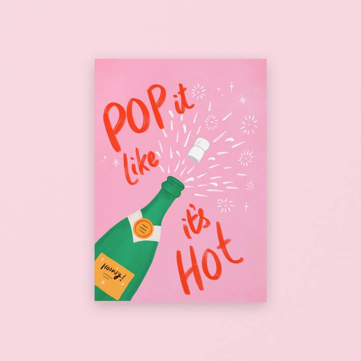 Pop It Like It’s Hot Art Print for wholesale by The Mundane Gift Shop