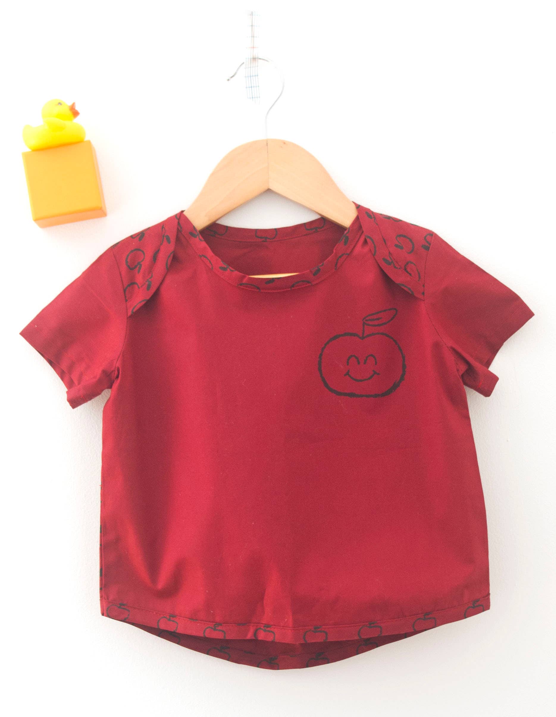 Fionna Hanna - Vente Kits de couture - Patron de couture pour chemise pomme pour enfants5