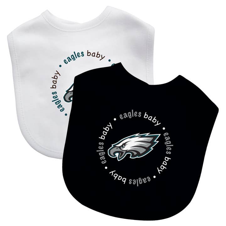 Philadelphia Eagles - Lot de 2 bavoirs pour bébés pour la vente par Masterpieces Puzzles