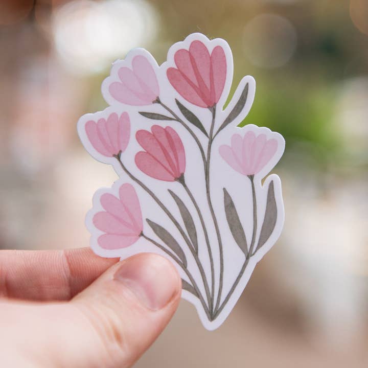 Flores de acuarela - Adhesivo para venta al por mayor de Still Magnolia