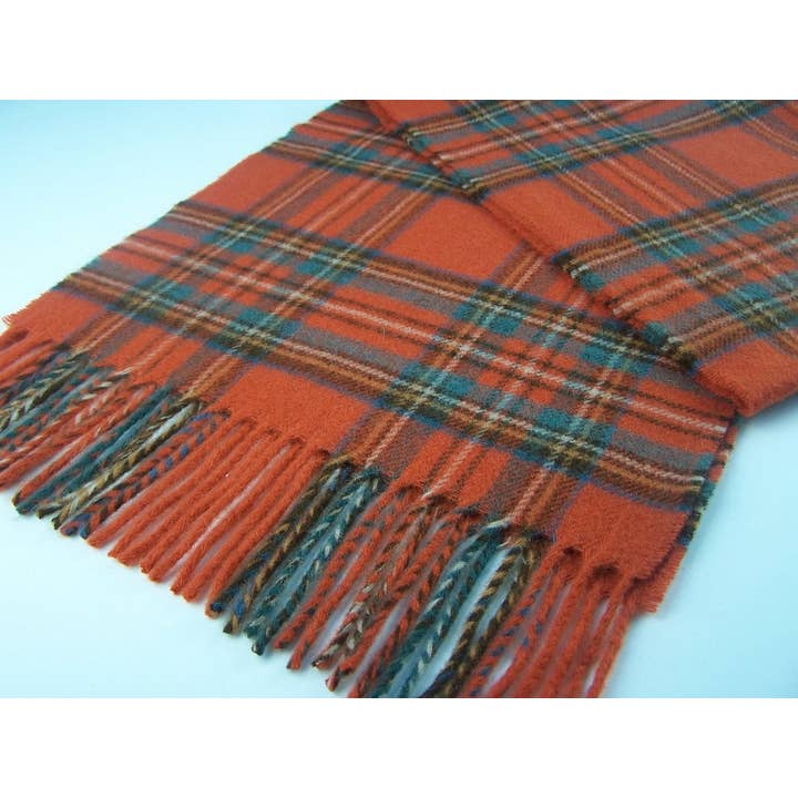 Bronte Moon - Wholesale Scarf - Unisex - Tartan Antique Royal Stewart Scarf