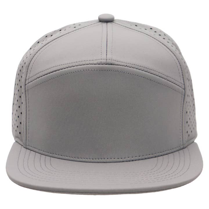 Cap Zone – wholesale Keps med platt skärm – Unisex – Perforerad snapback med 7 skärmar med platt näbb