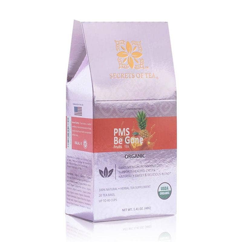 Secrets Of Tea - Wholesale Health/Detox Tea - Secrets Of Tea PCOS & PMS Be Gone Tea Support for Women - Symptom Relief, Mood, Acne, Skin darkens, and Menstrual Pain.0