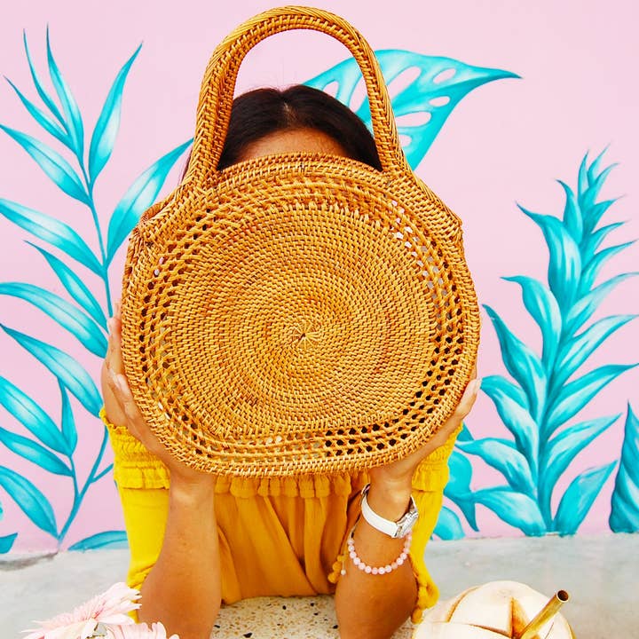 The Artisan and Company - Vente Sac à main avec poignée sur le dessus – femme - Sac à bandoulière Ata Bali avec poignée supérieure1