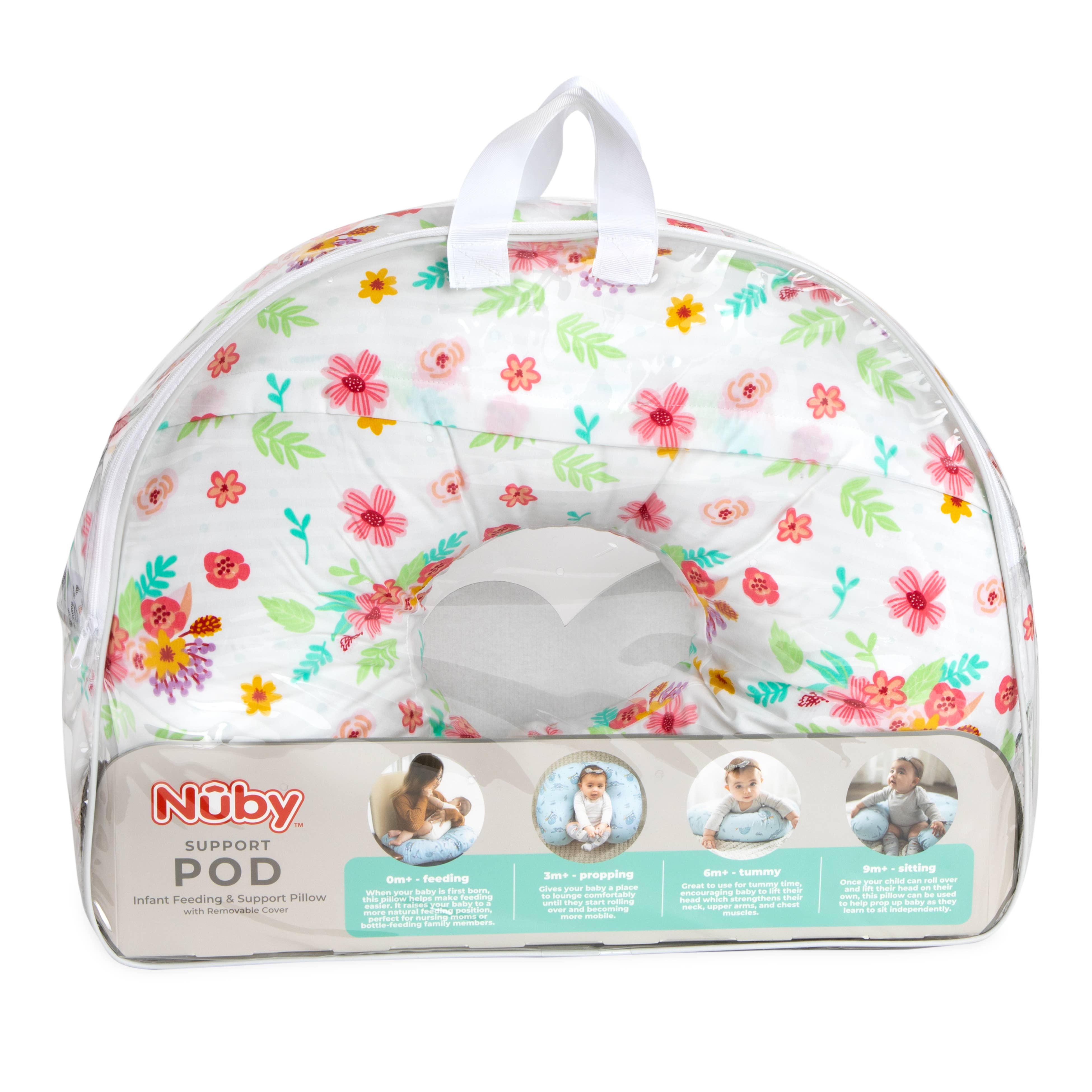 Dr. Talbot's - Wholesale Nursing Pillow/Pad - Maternity - Support Pod Infant Feeding & Support Pillow - Bright Floral1