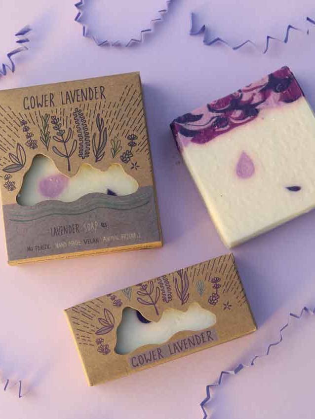 Handmade Lavender Soaps | Made in Wales, eco for wholesale by Gower Lavender