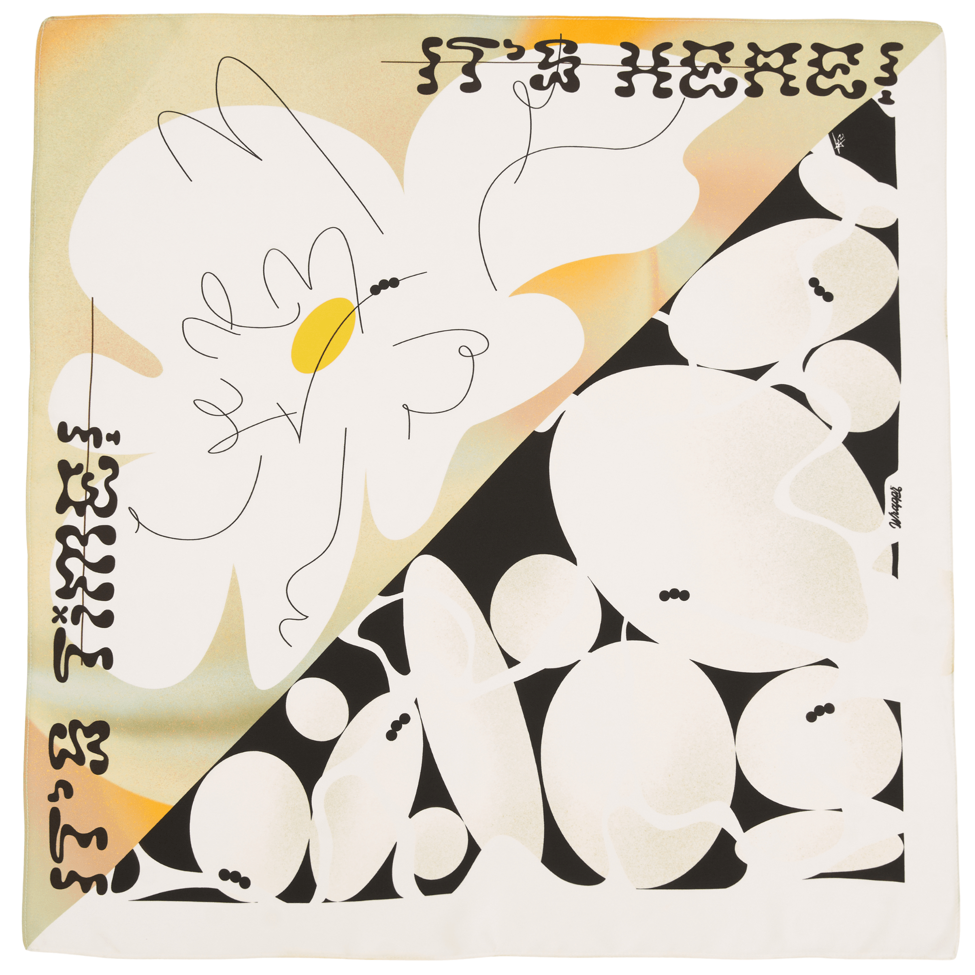 WRAPPR Gift Wrap - Wholesale Flat Wrap - Above | 28" Mulberry Silk  Furoshiki Wrap by Essery Waller8