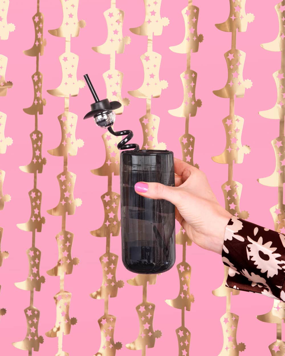 xo, Fetti - Wholesale Decal - Party Decorations - Gold Boot Foil Curtain Set | Western, Bachelorette3