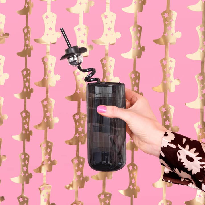 xo, Fetti - Wholesale Decal - Party Decorations - Gold Boot Foil Curtain Set | Western, Bachelorette3