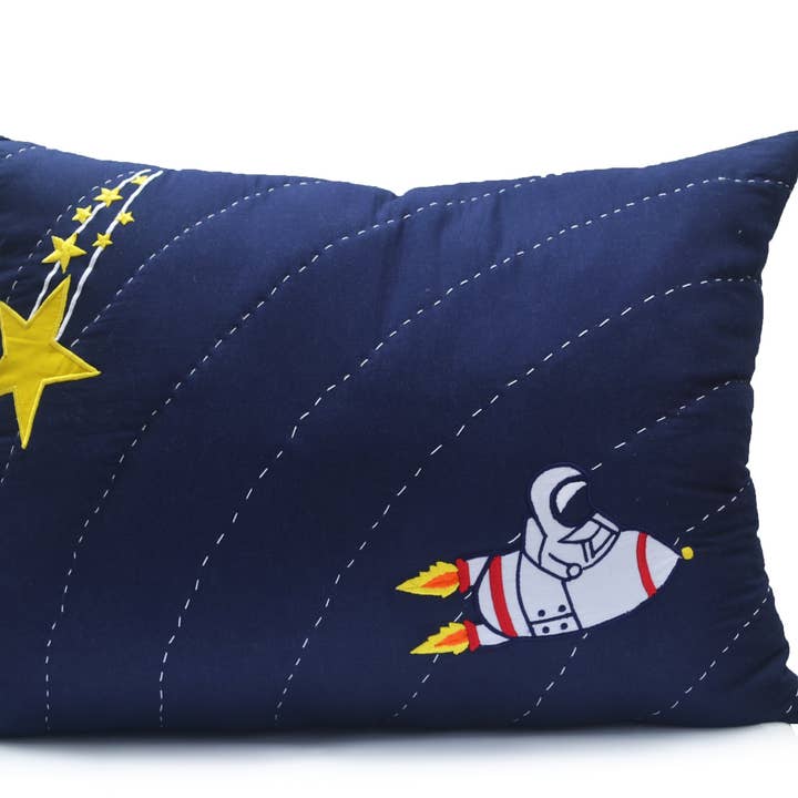 Amore Beauté - Venta al por mayor Edredones acolchados - Niños y bebés - Colcha espacial, colcha de astronauta, ropa de cama para niños pequeños con funda7