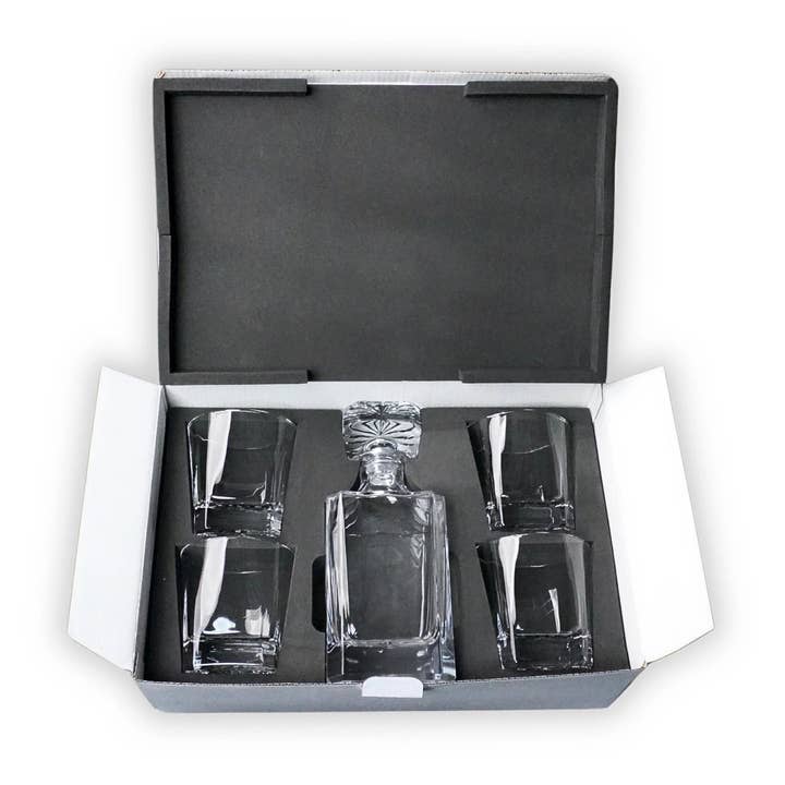 MakerFlo - Wholesale Decanter - 4 Glass Decanter Set0