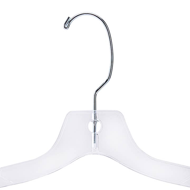 Store Supply Warehouse - Wholesale Clothes Hangers - 17" Heavy Weight Clear Plastic Dress Hangers - Case of 1004