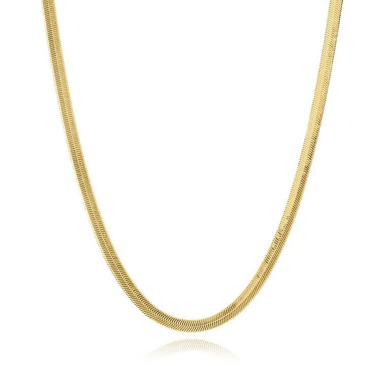 Collier chaîne à chevrons pour la vente par Nomie