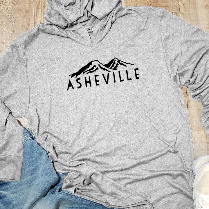 Asheville (North Carolina) - Unisex T-shirt Huvtröja - AVL för wholesale av Moonlight Makers