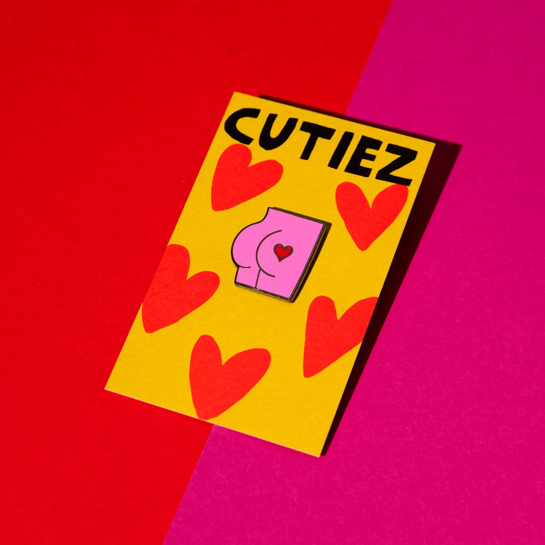 Redy. – wholesale Lapel pin/button – Cheeks Enamel Pin - Cutiez Collection3