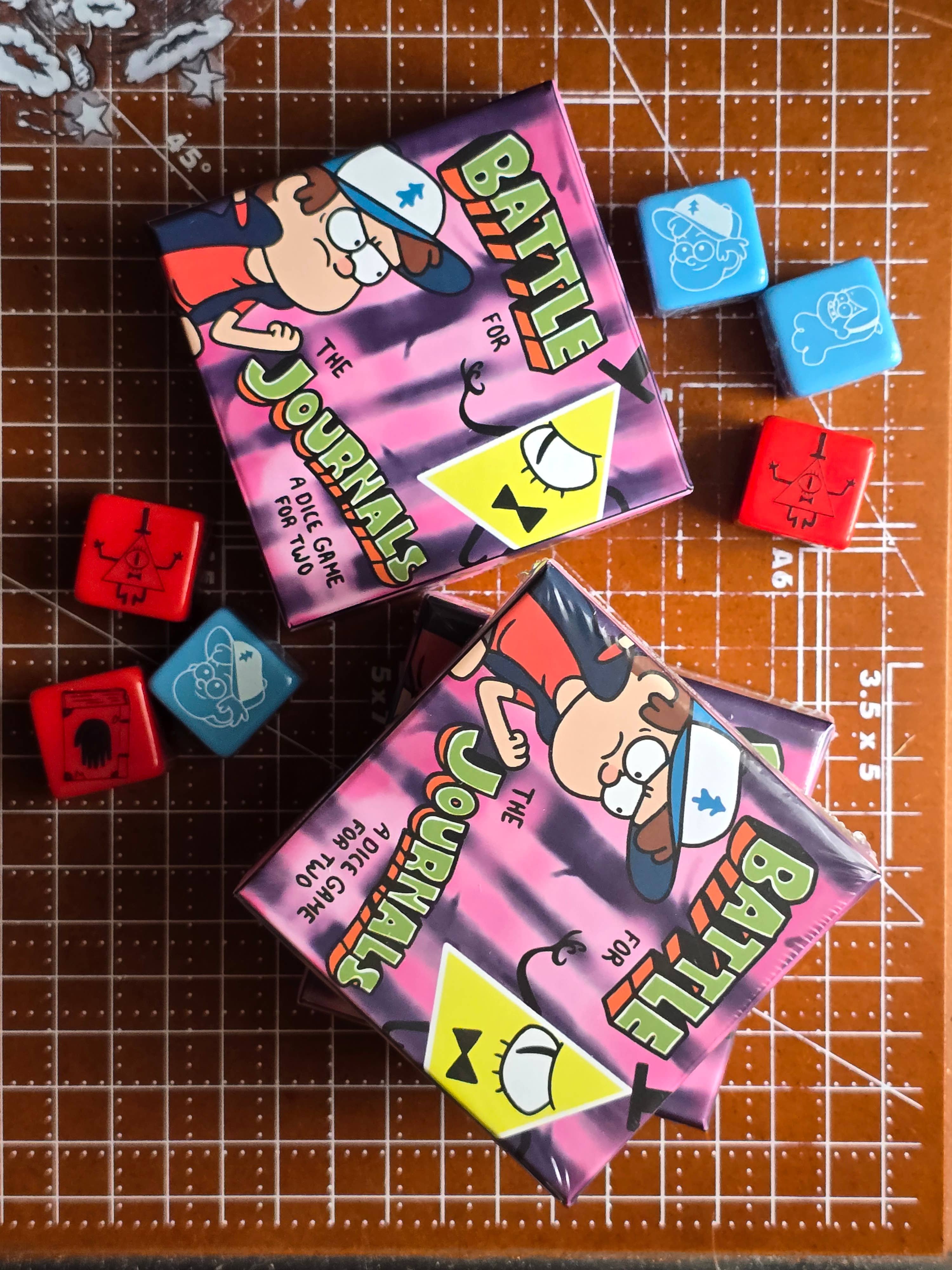 Quarter Press - Wholesale Board Game - Battle for the Journals : A Dice Game for Two 3