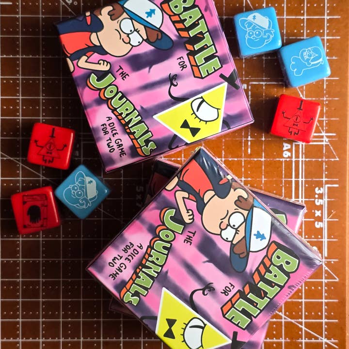 Quarter Press - Wholesale Board Game - Battle for the Journals : A Dice Game for Two 3