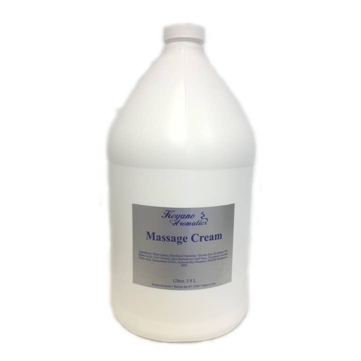 Massage Cream Unscented Gal. for wholesale by Keyano Aromatics
