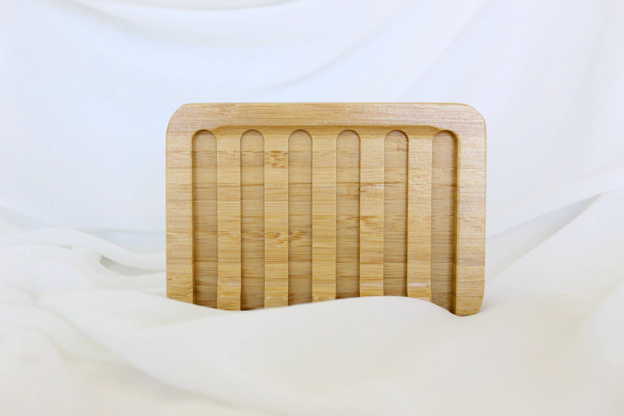 OLIVESPA - Wholesale Bath soap dish - Bamboo Slatted Soap dish