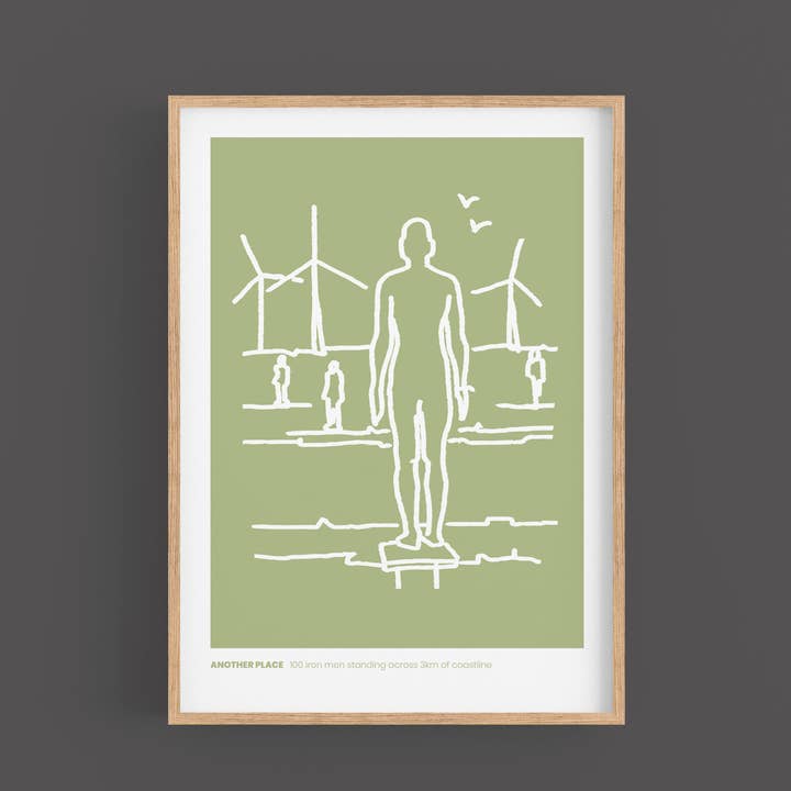 LIVERPOOL - Un autre endroit Crosby Gormley Iron Men pour la vente par CitySpace