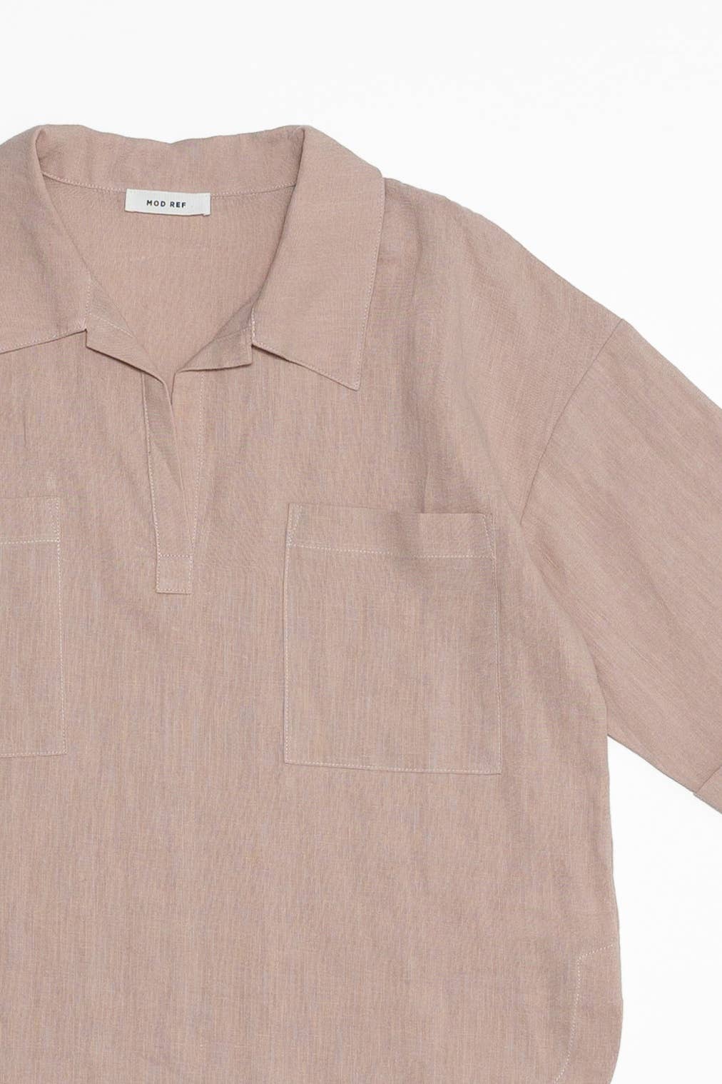 MOD REF - Wholesale Button Down Shirt - Women's - The Cal Top14