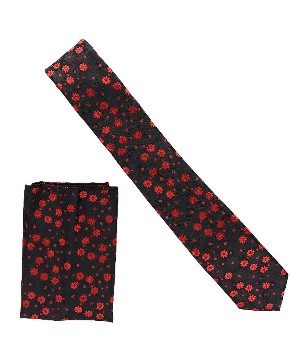 Dubal Brothers - Wholesale Necktie - Men's - Skinny Design Necktie & Pocket Square by Vittorio Farina47