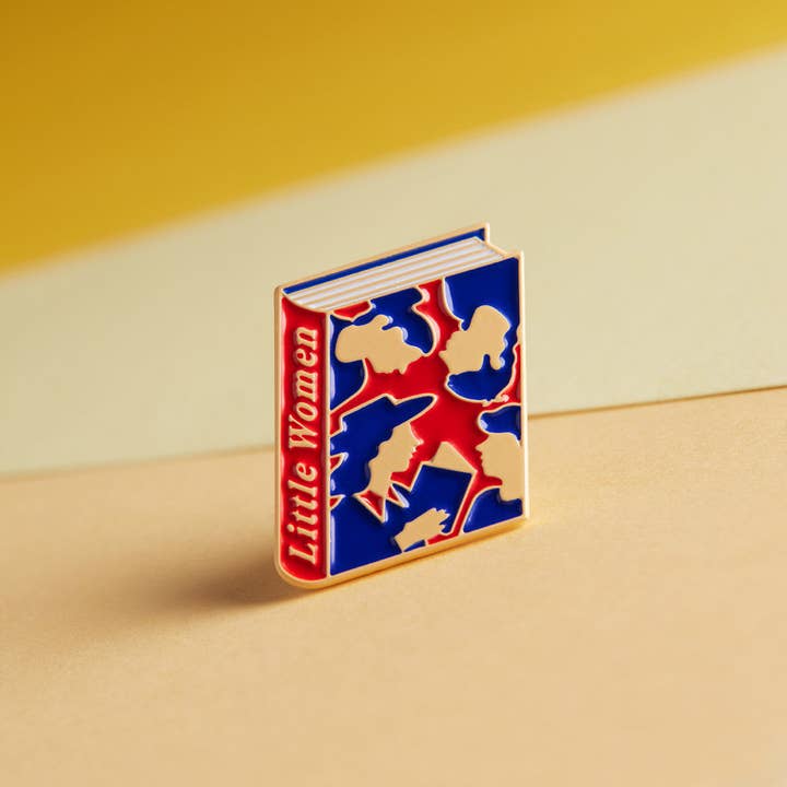 Judy Kaufmann - Wholesale Lapel Pin/Button - Little Women by Louisa May Alcott Book Pin1