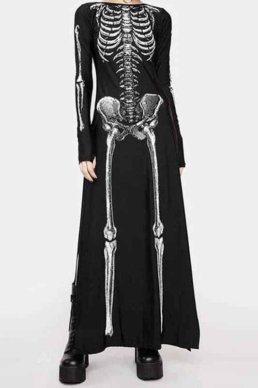 BLK unique skeleton dress for spooky events for wholesale on Faire1