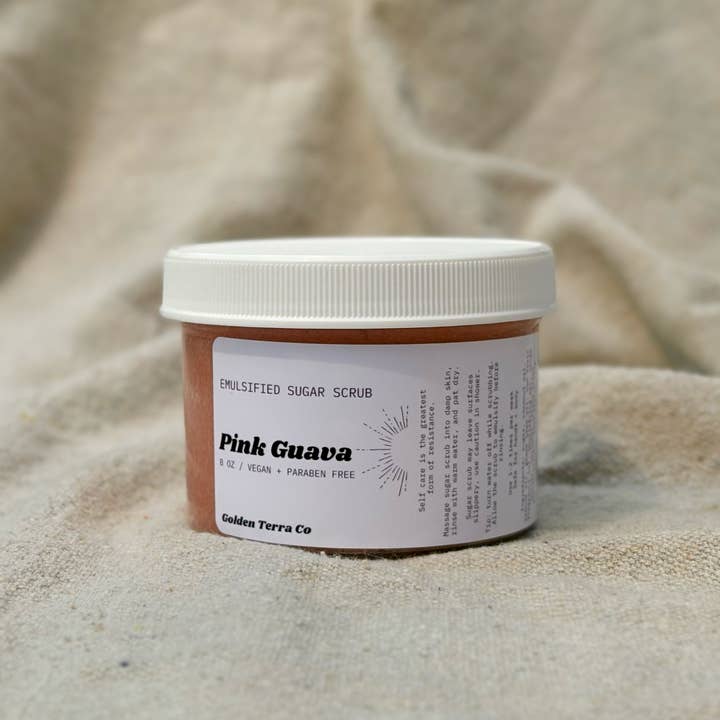 Guava Sugar Scrub for wholesale by Golden Terra Co