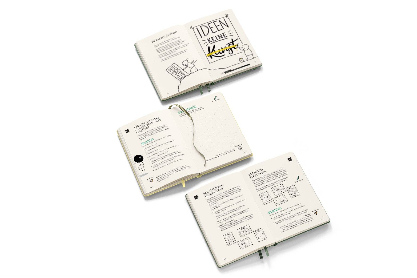 CHANGE JOURNAL - Vente Journal intime - Carnet Sketchnote, édition Leuchtturm1917 - Vanille / Sauge12