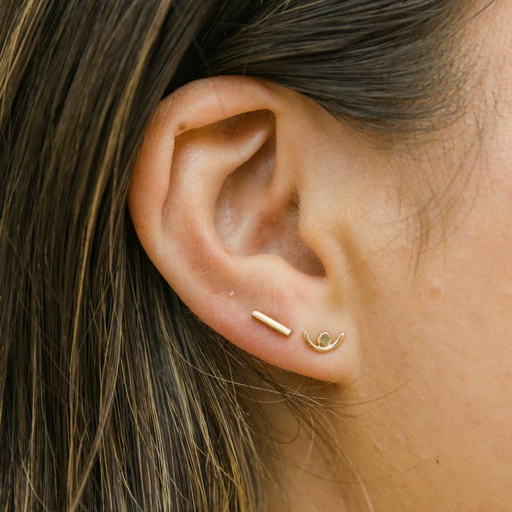 thick bar studs for wholesale by ember&onyx jewelry