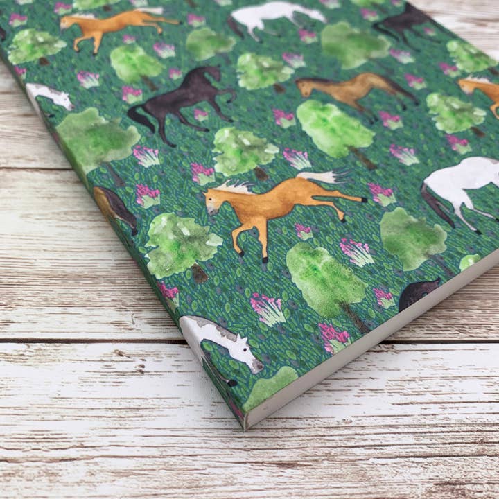 Samantha Hall Designs – Caderno por atacado – Caderno forrado com cavalo grosso A53