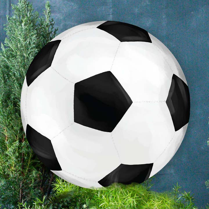 Soccer Ball Garden Stake for wholesale by Songbird Grove Collection