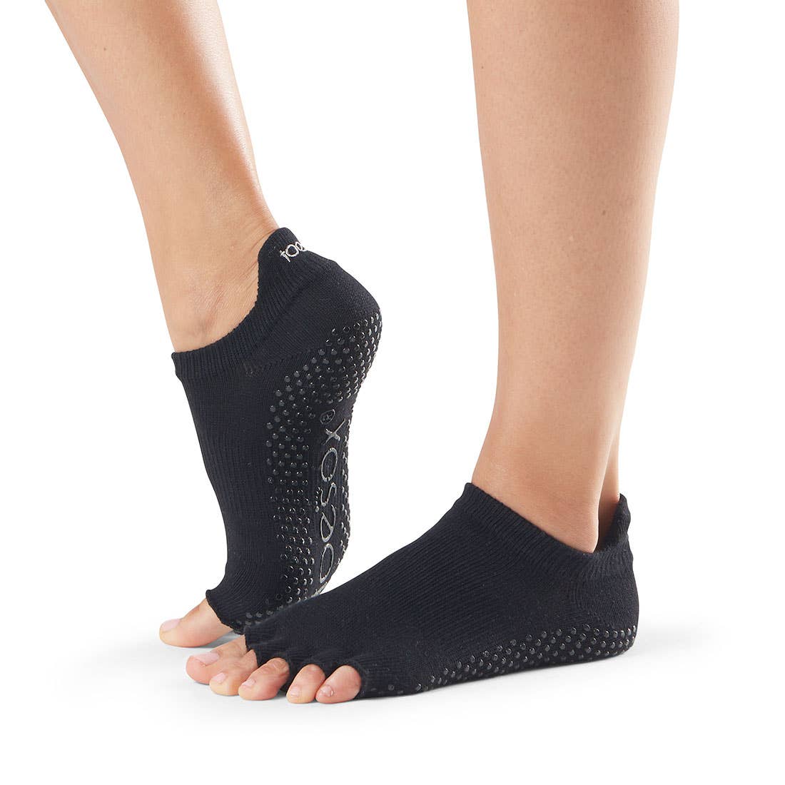 Toesox - Wholesale Socks - Women's - Grip F/T Low Rise Black1