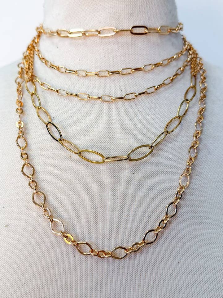 Collier Syrah - Or pour la vente par Dylan Designs