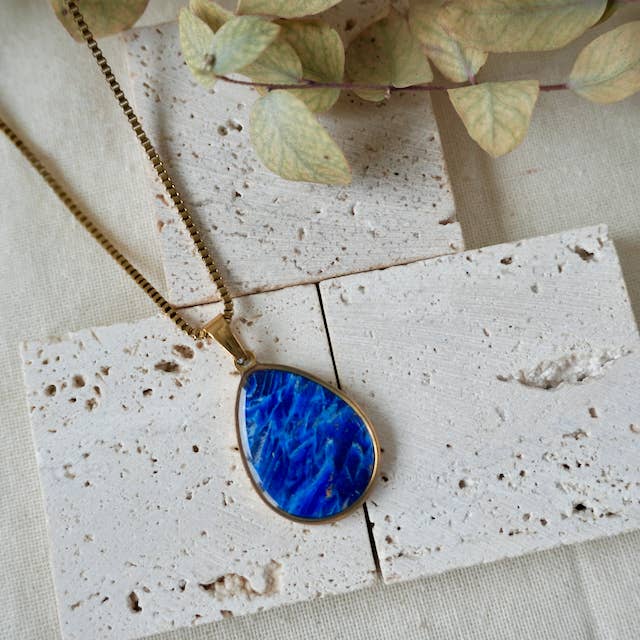 Celestia Teardrop Pendant and other Purchase wholesale teardrop gemstone necklace. Free returns & net 60 terms on Faire trending on Faire.