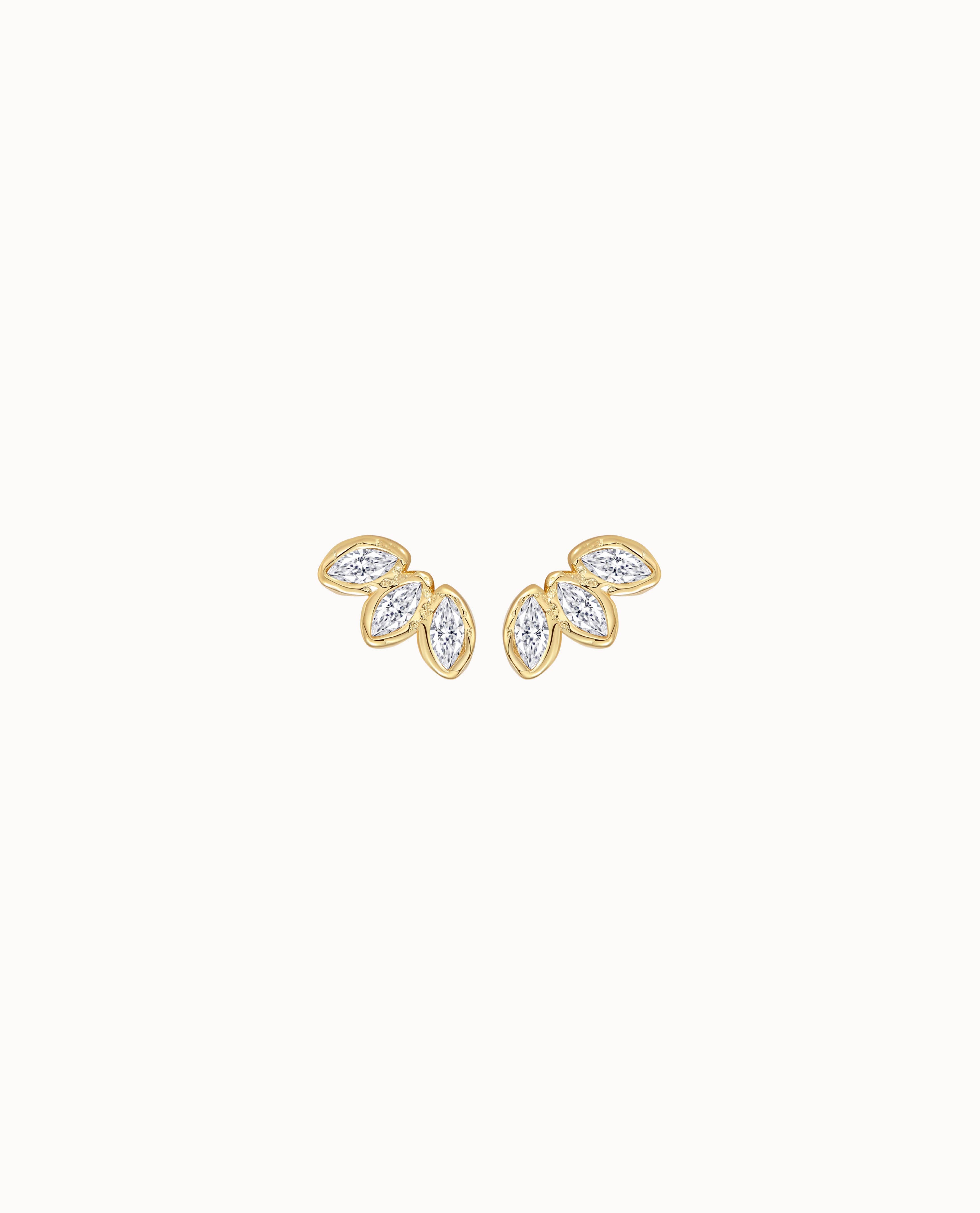 Nava Copenhagen - Wholesale Stud/Post Earrings - Hepa Petite Studs - Gold Plated