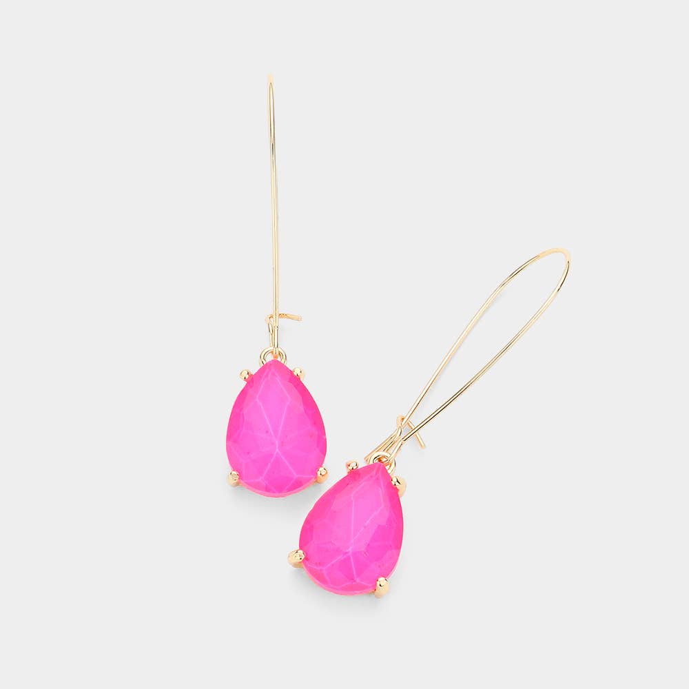 Sensibling Corp. - Vente Boucles d'oreilles pendantes - boucles d'oreilles de soirée pendantes en pierre de larme14