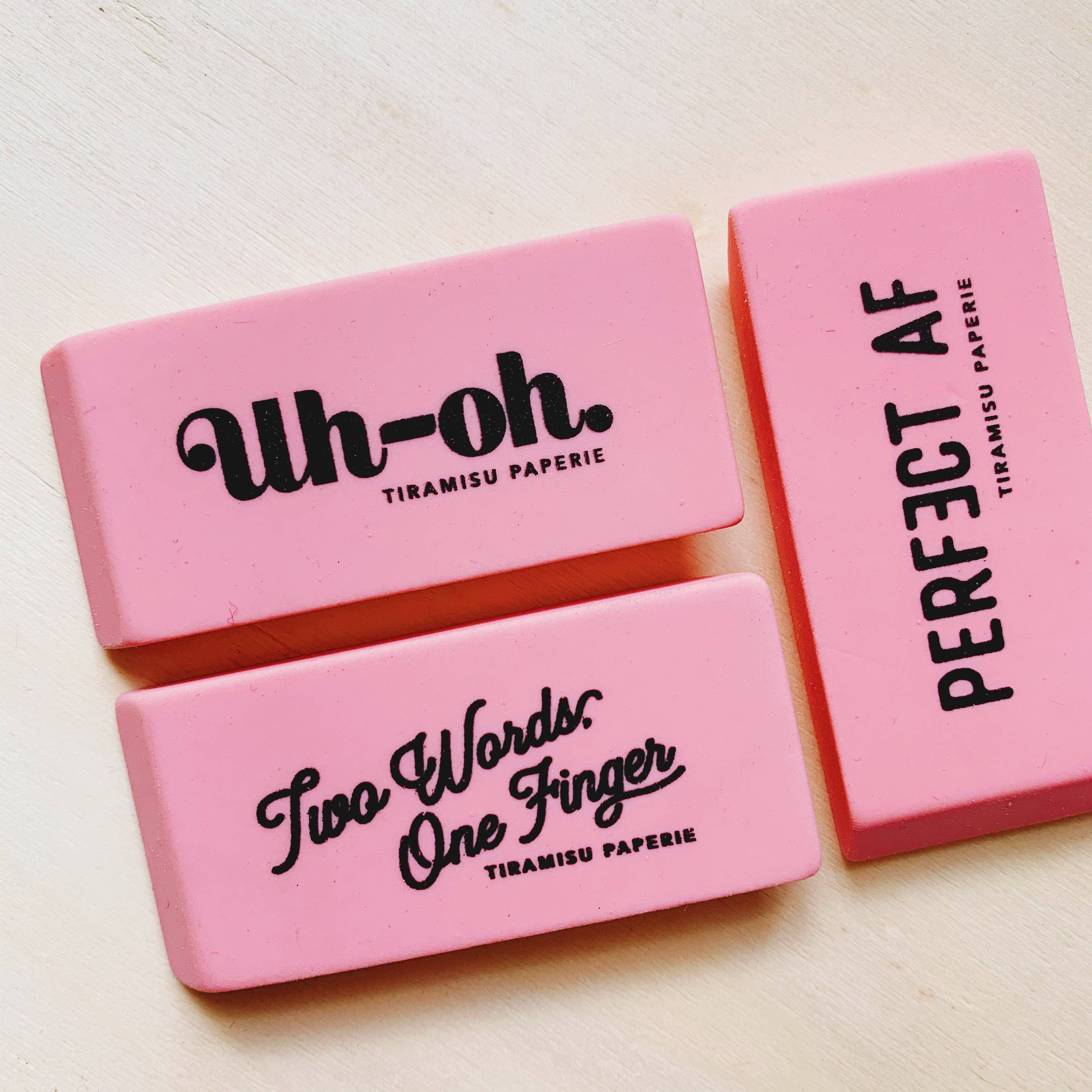 Tiramisu Paperie - Wholesale Eraser - Perfect AF Eraser1