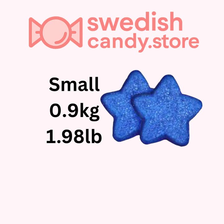 Zachte schuimsterren 0,9 kg/1,98 lb voor wholesale door Swedish Candy.Store - Swedish Candy