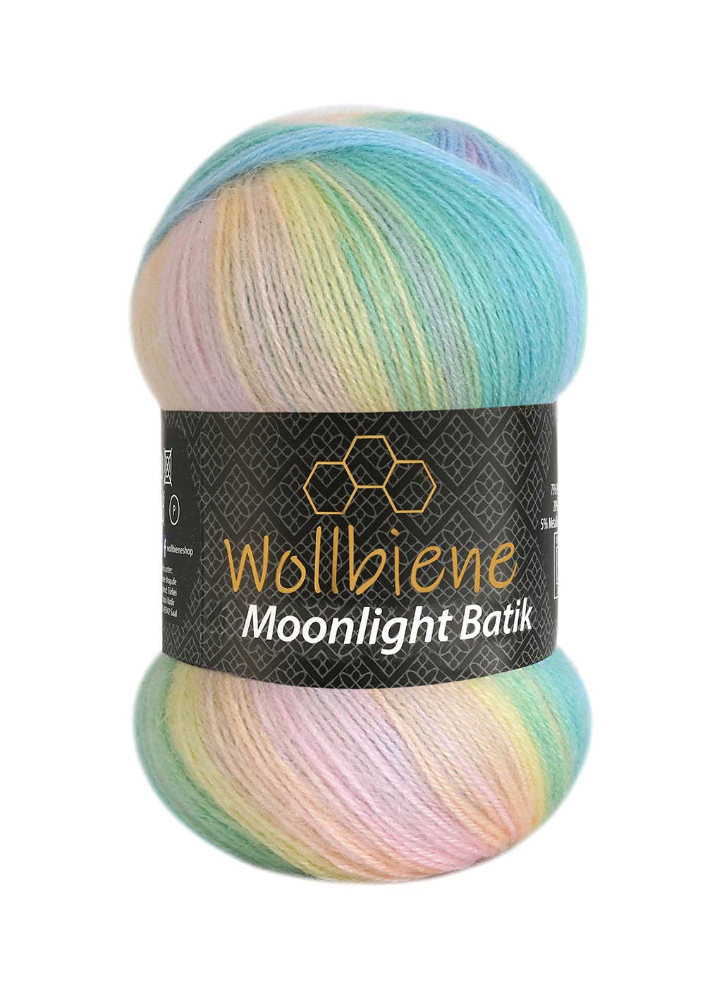 Wollbiene - Wholesale Yarn - Wool Bee Moonlight Batik Crochet Knitting Wool DIY11