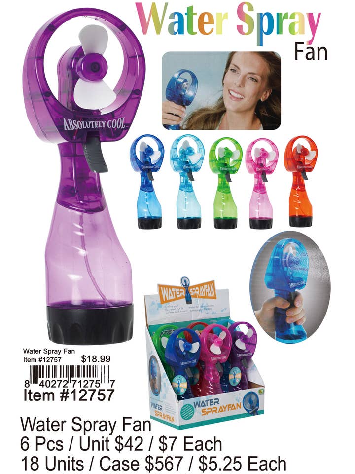 Ventola a spruzzo d'acqua per la vendita all'ingrosso da parte di Puka Creations