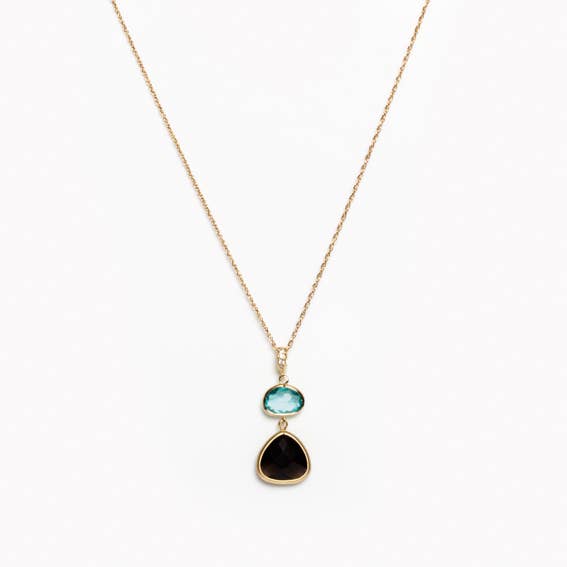 Collier Ovale à 2 Gouttes pour la vente par Avenue Chic