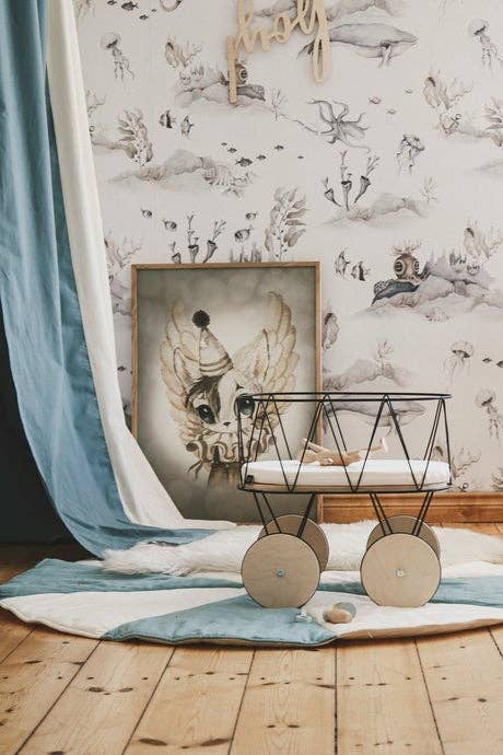 Moi Mili - Wholesale Bedluifel - Kinderen en baby - Blauwe cirkustent3