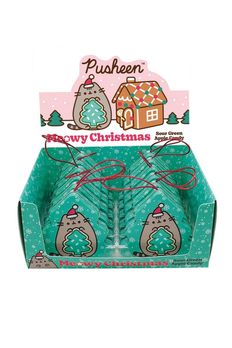 I Got Your Candy – wholesale Boiled sweets – Pusheen Meowy Christmas Tins 1.4oz - 12ct2