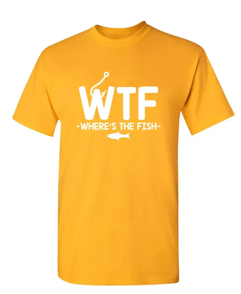 Feelin Good Tees - Vente T-shirt sérigraphié – unisexe - WTF - Où est le poisson6