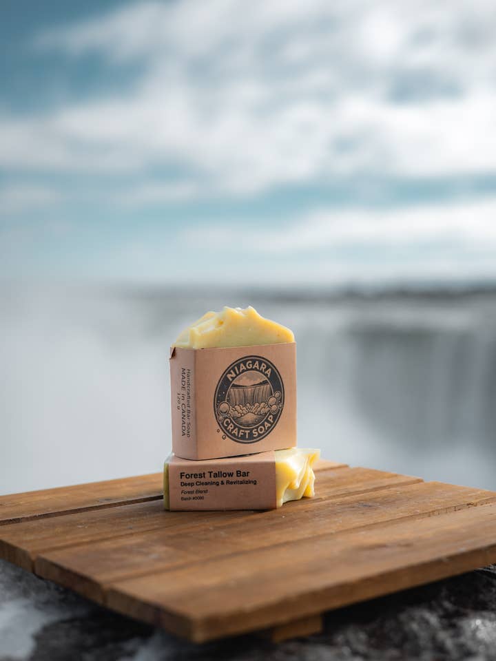 Forest Tallow Bar for wholesale by Niagara Craft Soap