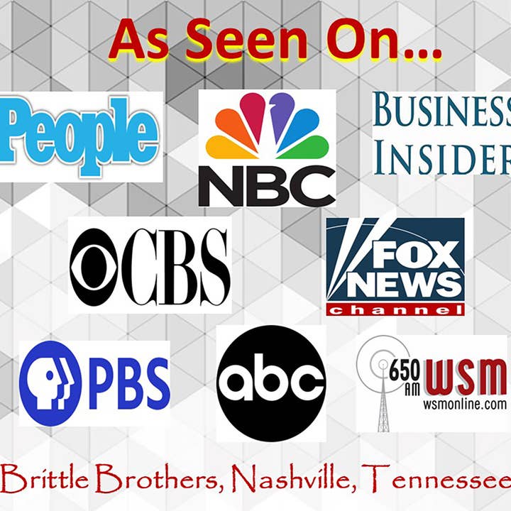 Brittle Brothers - Wholesale Brittle - Brittle Brothers Peanut Brittle - 16 oz. Box10