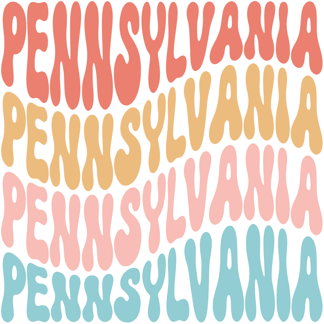 Daisy Mae Designs - Vente Aimants - Tous les 50 États Aimant Fort Acrylique Police Rétro – 2"x2"36